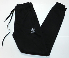 Women's Adidas Heavyweight Sweat Pants Size XS Black knit Joggers NWT nn15 