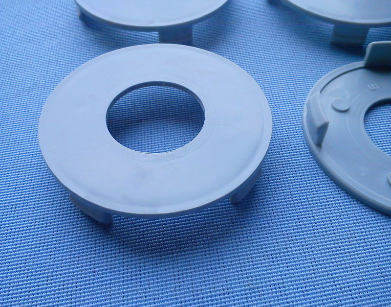4x Nabenkappen Universal 57mm / 51,5mm - Graue Felgendeckel Aus ABS-Kunststoff