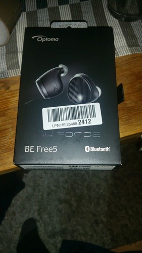 Optoma TECHNOLOGY NuForce BEFREE5-BLACK Optoma Be Free5 Truly Wireless Earbuds