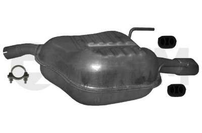 Silencieux Arrière + Kit Pour PEUGEOT BOXER II 2.0 D/2.2 D 2002 - Neuf BFC 2 Ans Garantie