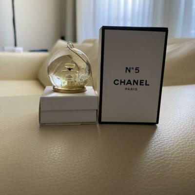 CHANEL Mini Snow Globe Dome 2021 Christmas Novelty GOLD VIP