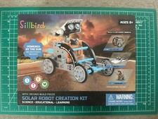 Sillbird STEM Solar Robot Creation Kit 12 In 1 Building Kit 190 Pieces NEW A2