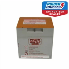 Power Wheels 00801-1776 Gray ORANGE Top 12V Battery Fisher Price 1 Year Warranty