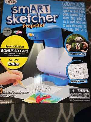 Smart Sketcher Projector BLUE & WHITE Toys Games BONUS Limited special Edition | eBay