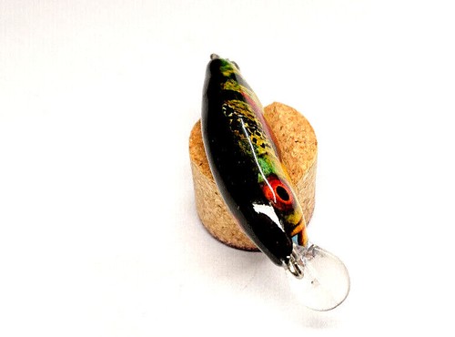 Perch Lure 50mm 5g Sinking Aggressive wobbler Real HD Print 0.2-1m Dive - Picture 5 of 10