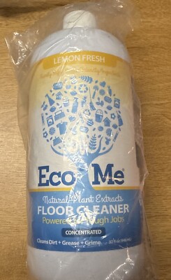 Eco-Me Natural Multi-Surface Floor Cleaner, Lemon Fresh, 32 Fluid Ounce