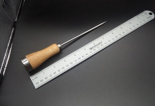 Vtg Wooden Handle Ice Pick Sharp Metal Tip Unbranded Hard To Find At Local Store