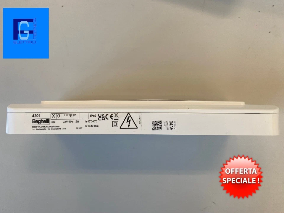 BEGHELLI ART.4201 - COMPLETA LED 11W CT SE LF - Immagine 3 di 3