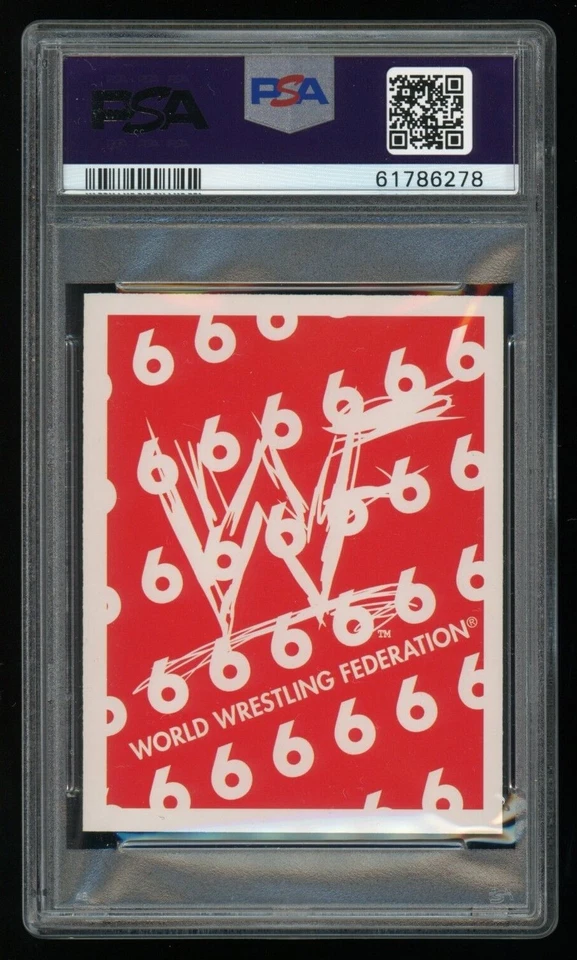 Tarjeta de trivia Stone Cold Steve Austin 1999 Cardinal WWF PSA 7 Foto 2 de 2