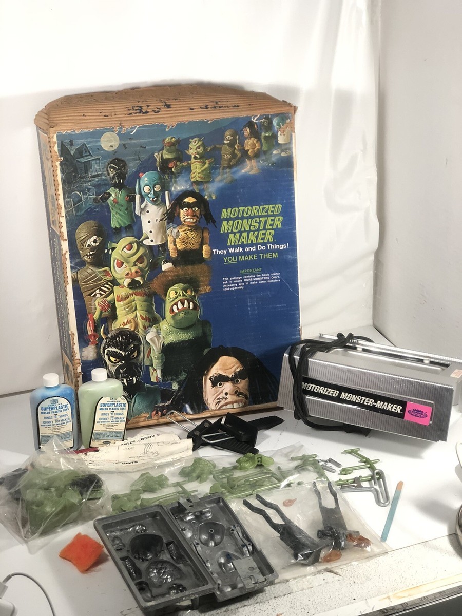 Vintage Topper Toys Motorized Monster Maker Parts Restoration Made