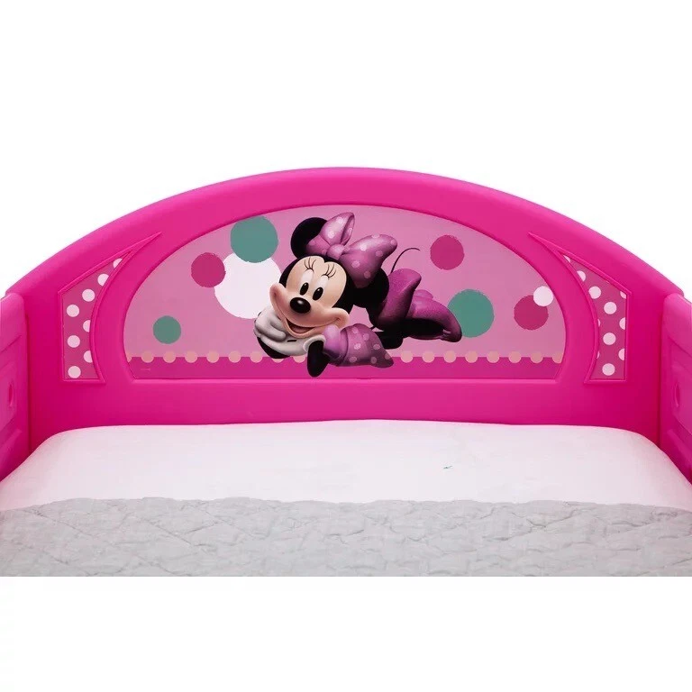 Cama infantil Delta infantil Minnie Mouse plástico resistente, rosa NOVA - Imagem 4 de 4