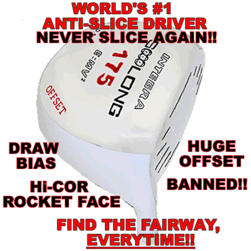 SLICE KILLER OFFSET ANTI-SLICE ILLEGAL DISTANCE NON-CONFORMING DRIVER PGA SHAFT - Picture 2 of 3