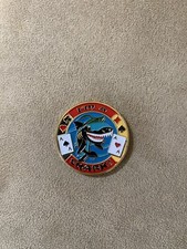 Poker Card Guard Cover Protector, Golf Ball Marker, &ldquo;I Am A Shark&rdquo; Pair Of Ace