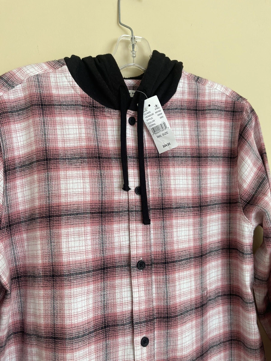 Pacsun flannel hoodie clearance