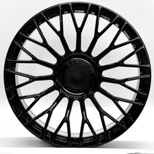 22 Mesh Forged Gloss Black Wheels Rims Big Cap Fits Mercedes Benz S450 S500