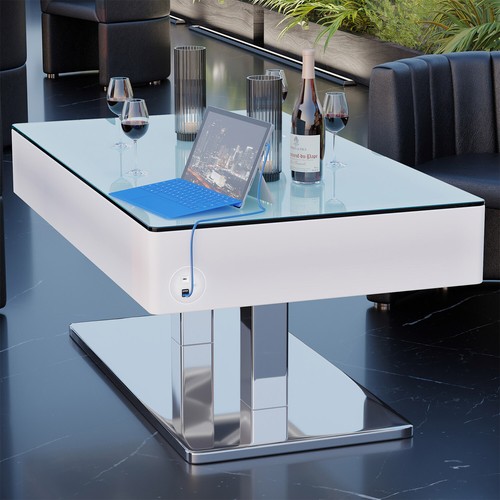 COOZY | LED Loungetisch | B:T:H 120 x 70 x 52 cm | RGB | Akku | LED Shishatisch - Bild 7 von 11