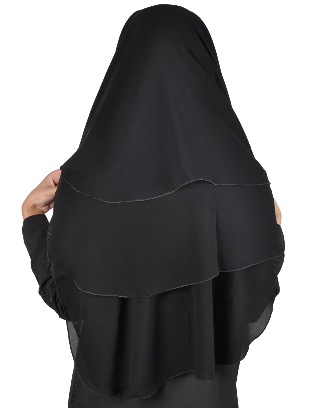 Egypt Bazar Niqab Dreilagig – Gesichtsschleier Au Produktbild-Vorschau 3