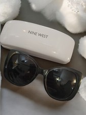 Nine West Textured Sunglasses With Case Women