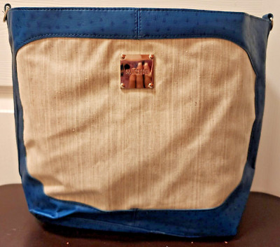 NEW - Miche Demi Shell - ''Devonshire'' Retired - blue & ivory faux leather
