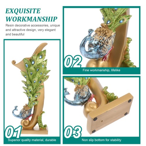 Dekorativer Blumentopf Vasenverzierungen Pfauenvase Jubiläumsvase - Bild 9 von 12