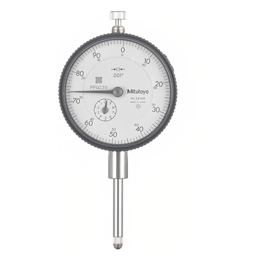 Mitutoyo 2416S Dial Indicator 4-48 UNF Thread 0-100 Reading 0-1" Range