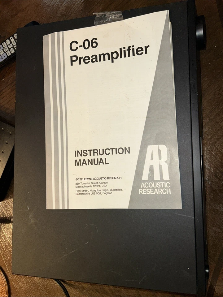 Preamplificador Acoustic Research C-06 Foto 4 de 4