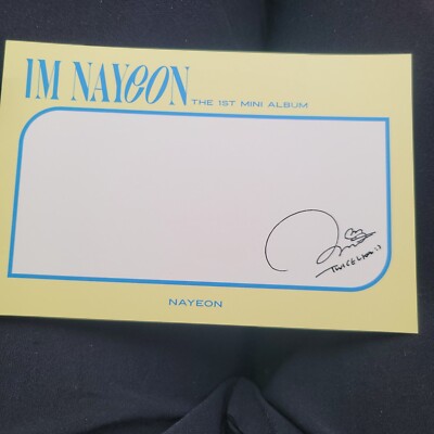 Nayeon TWICE IM NAYEON 1st Mini album soundwave postocard