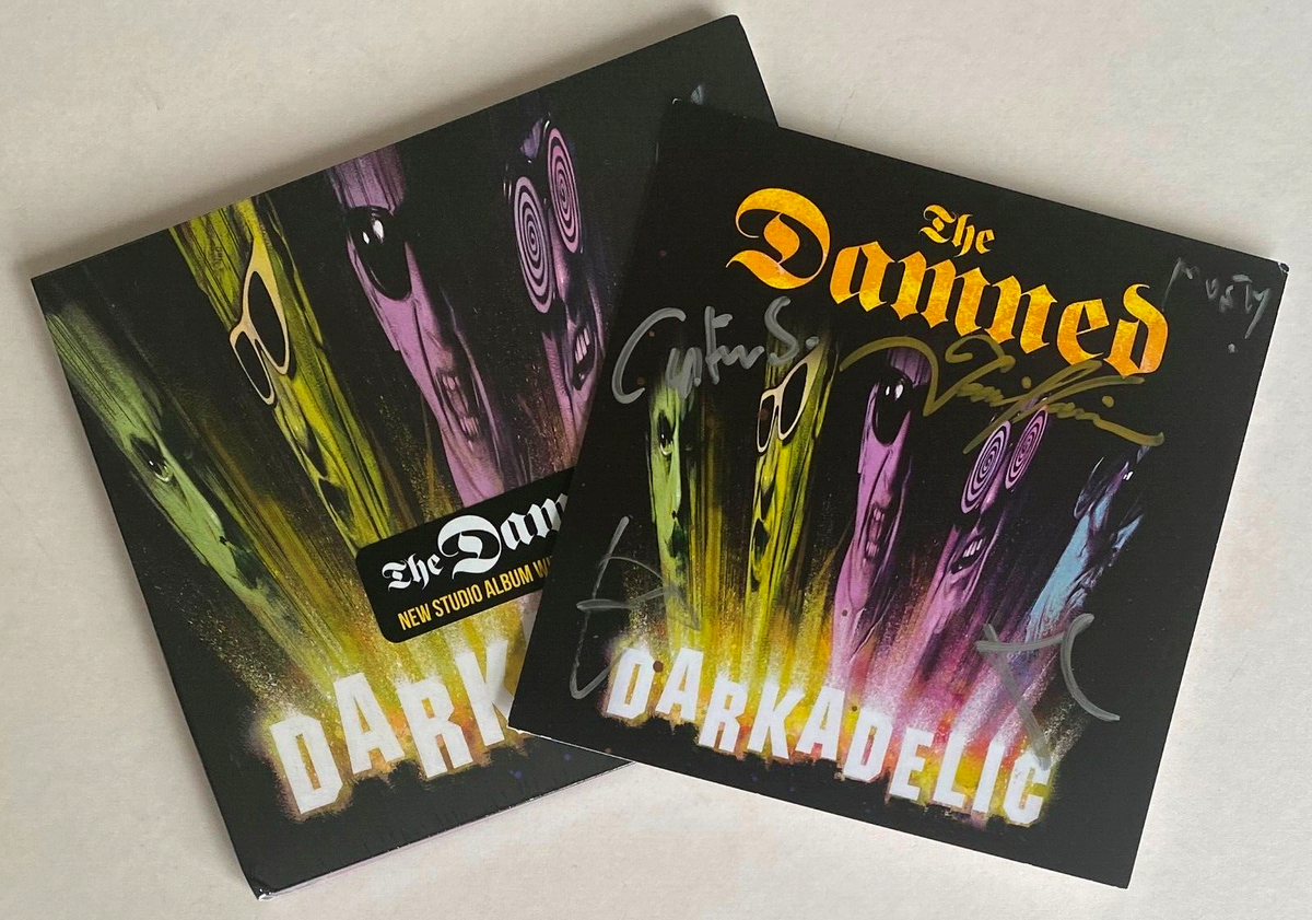 The Damned CD まとめ THE DAMNED * DARKADELIC * 12 TRK CD w/ LIMITED SIGNED ART CARD