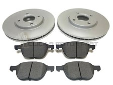 SET 2 DISCHI E PASTIGLIE FRENO ANTERIORI VENTILATI FORD ECOSPORT 2013-2017 NUOVI