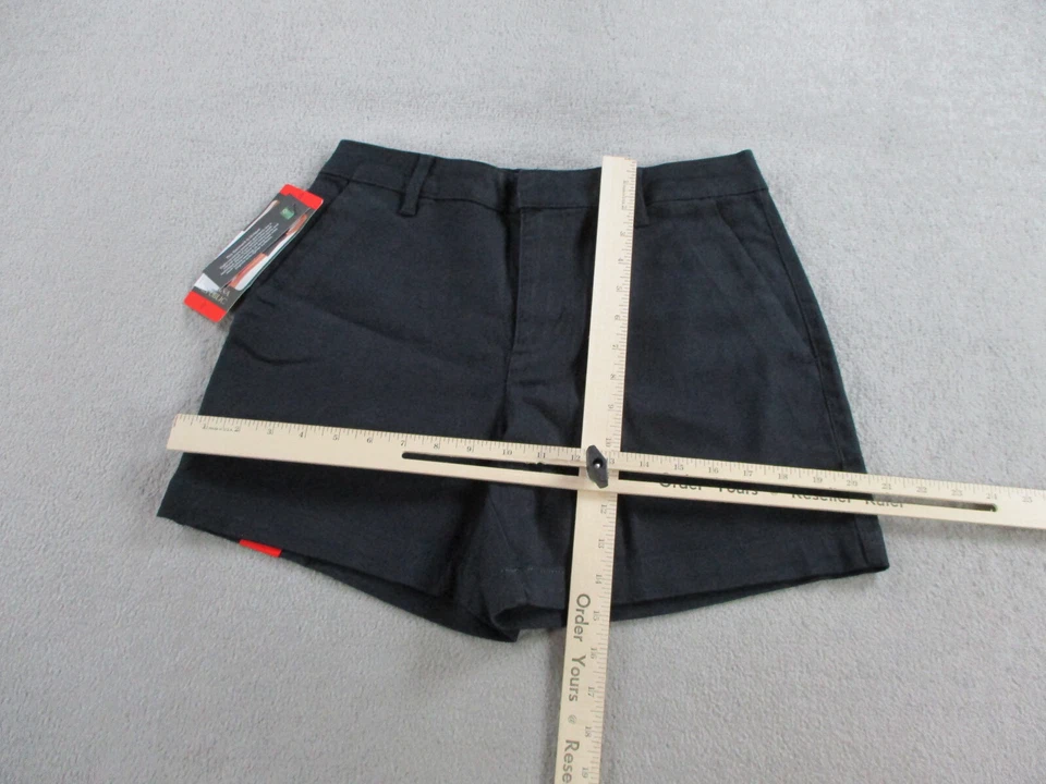 Pantalones Cortos Banana Republic Para Hombres 8 Negros Chinos Verano Elegante Clásico Exterior 5" Nuevos con Etiquetas Foto 4 de 4