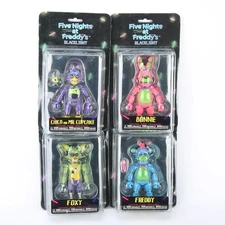 Funko Five Nights At Freddy Blacklight Bonnie Chica Foxy Cupcake 5"Action Figure