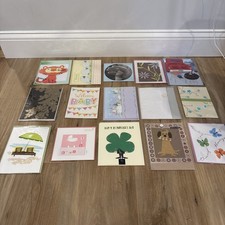 Lot Of 15 Greeting Cards Protected By Plastic Sleeve Multiple Occasions