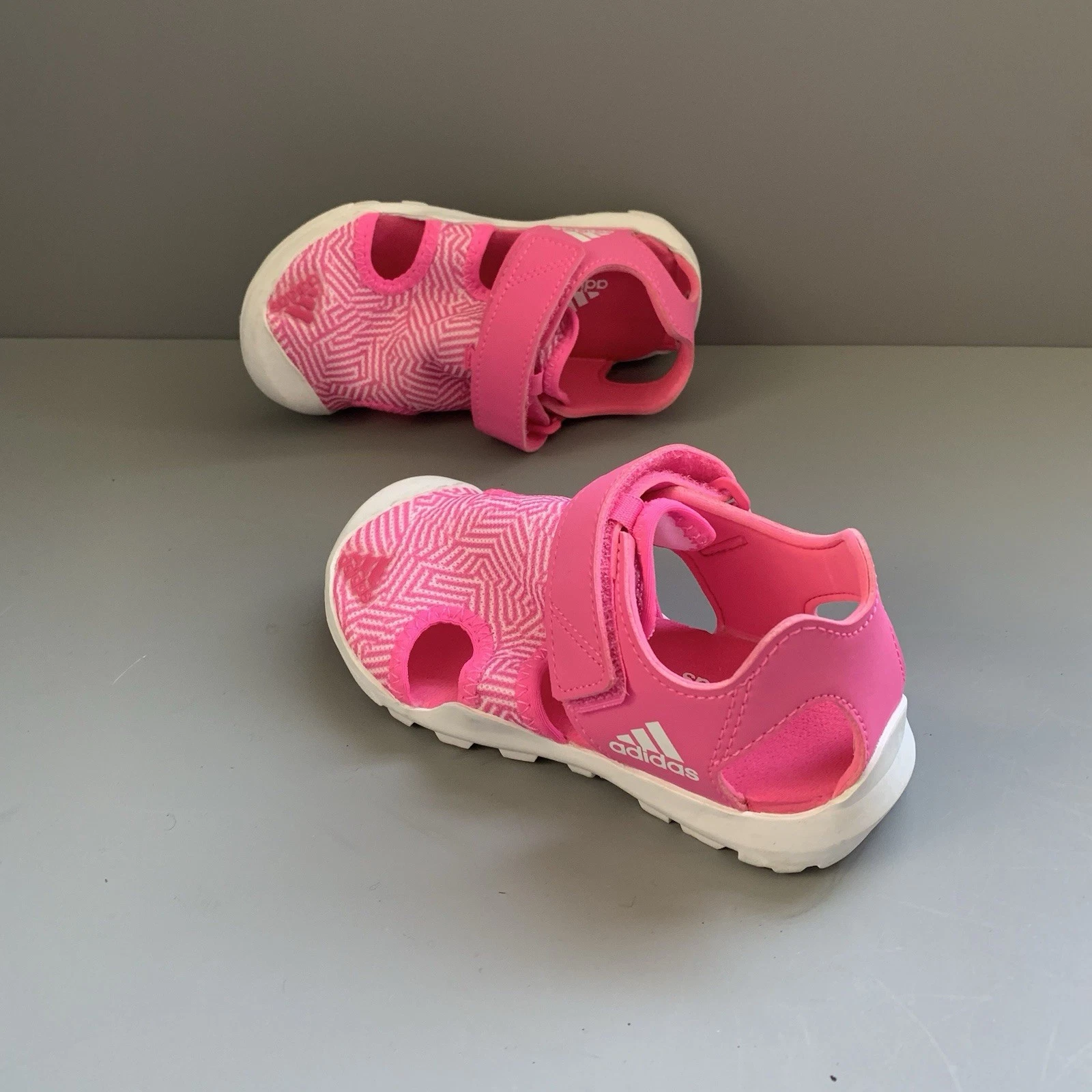 Scarpe Adidas Captain Toey Terrex bambini ragazze outdoor escursionismo acqua Geo rosa 10 rare