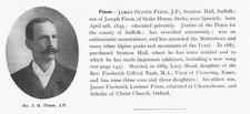 James Oliver Fison of Stutton hall, Suffolk - Antique Print 1912