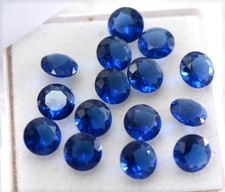 CERTIFIED CALIBRATED 6 mm ROUND NATURAL SAPPHIRE LOOSE GEMSTONE 30 pcs LOT