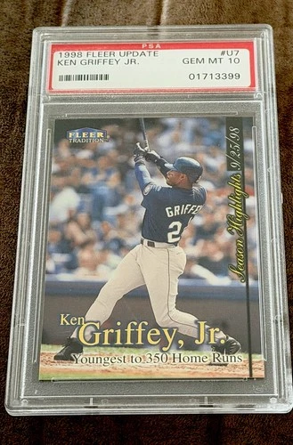 1998 Fleer Tradition Update - Ken Griffey Jr #U7 PSA 10
