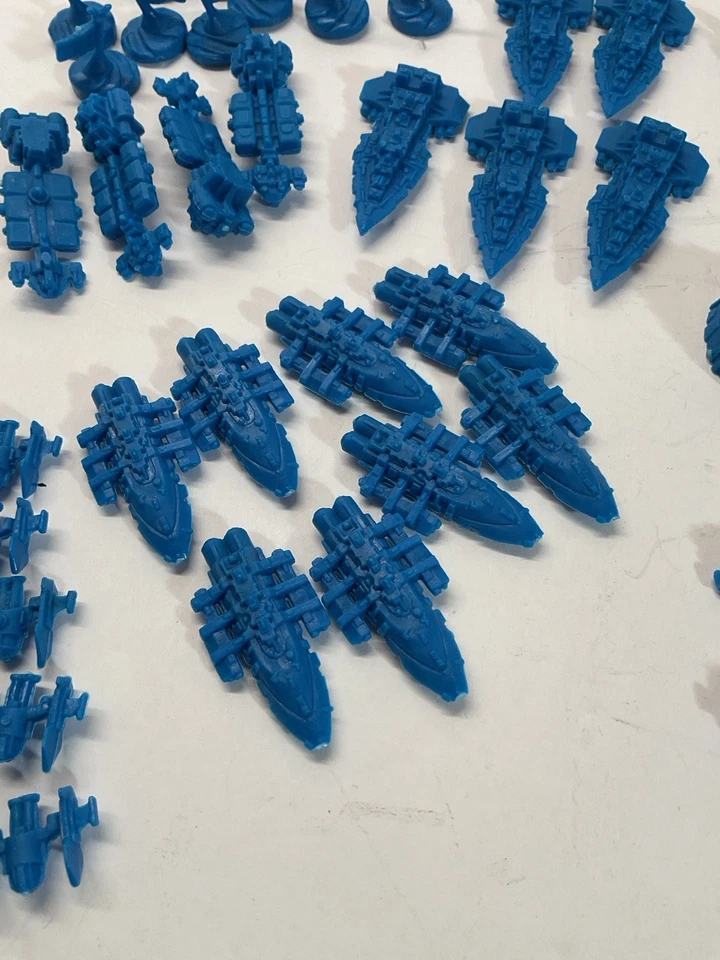 Twilight Imperium 3ª Edición AZUL Ejército Piezas y Tecnología Tarjetas de Repuesto Foto 3 de 4