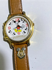 Lorus Mickey Mouse Watch V4220010 Unisex 33mm Case Musical Original Leather Band