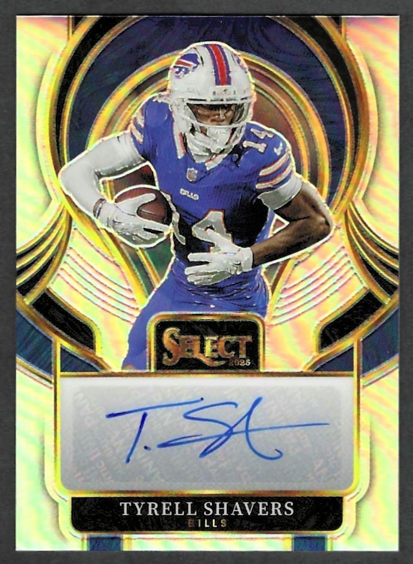 Tyrell Shavers #SIP-TSS 2025 Panini Select Select Signature Prizm