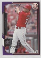 2015 Bowman Purple 188/250 Jay Bruce #4 5un