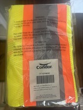 NOS Safety Vest Condor High Visibility Yellow XL 53YN50A NIP NEW 1PC