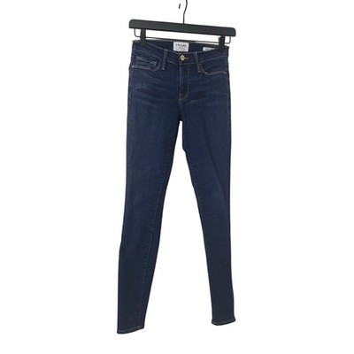 FRAME Jeans 25 Women's Le Skinny De Jeanne Stretch Denim Medium Wash Queens Way