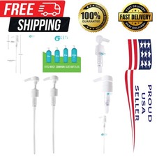 2-Pack Shampoo Pumps with Trimmable Tubes - Perfect for Home  Salon