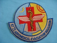 PATCH US AIR FORCE 57th AEROMEDICAL EVACUATION SQUADRON