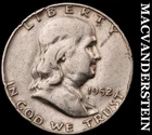 1952-D Silver Franklin Half Dollar-Scarce Better Date No Reserve #i2927