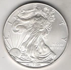 2008 P WALKING LIBERTY AMERICAN EAGLE .999 FINE SILVER DOLLAR COIN 1oz TYPE 1 $1