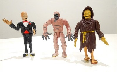 Tales from the Crypt  3 Action Figures  1993 Tuxedo Ace- Mummy- Robe