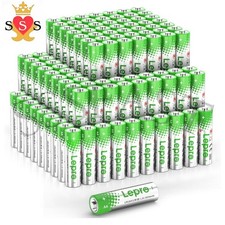 AA Batteries 100 Pack, 1.5 Volt Alkaline Double AA Battery 0.41 per battery