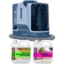 Spot Cleaner Carpet Washer 650W 1.8L Tank Removes Stains from Carpets Stairs
