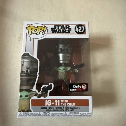 Funko Pop! Star Wars The Mandalorian IG-11 With Child #427 Gamestop Exclusive